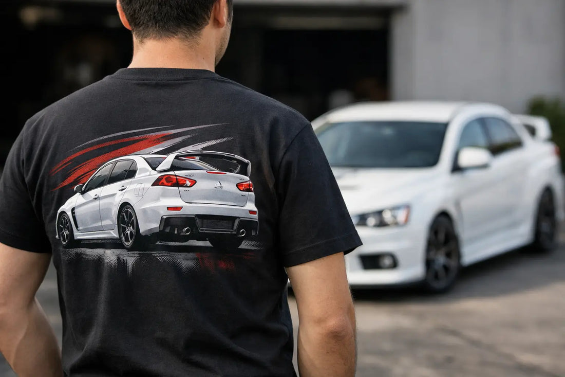 Evo T Shirt Style for Real Mitsubishi Fans