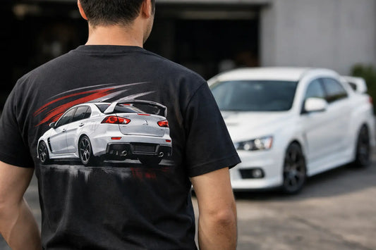 Evo T Shirt Style for Real Mitsubishi Fans