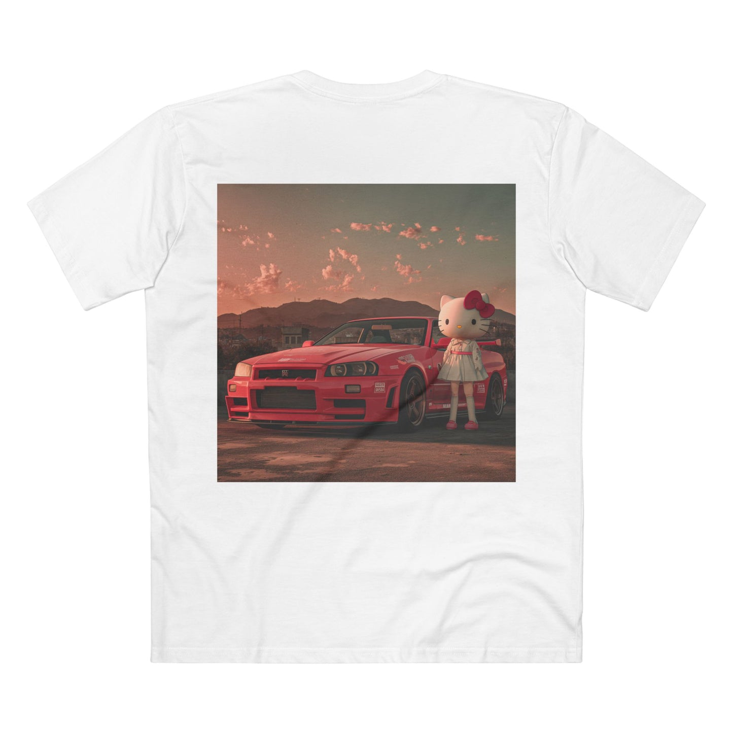 Hello Kitty R34 GTR T-shirt