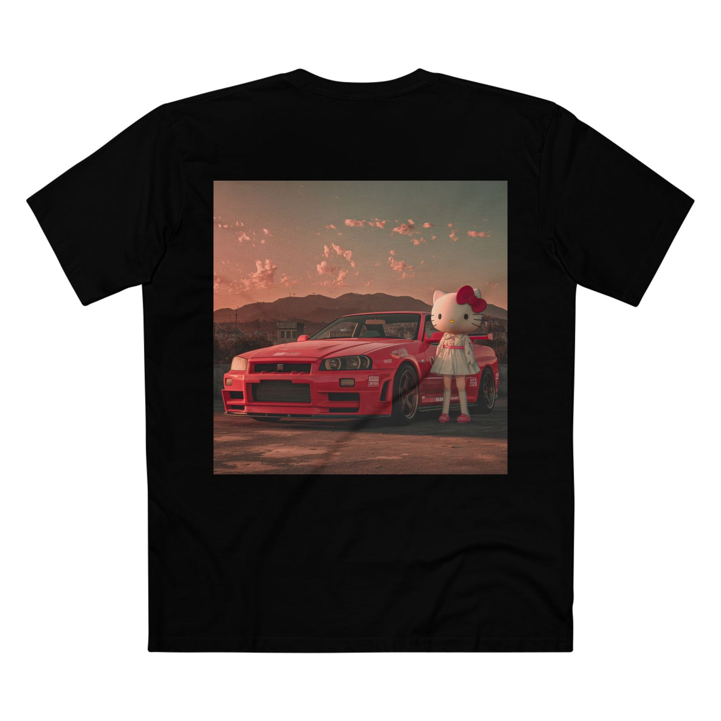 Hello Kitty R34 GTR T-shirt